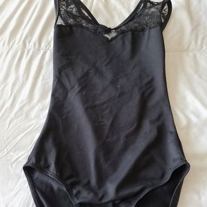 Black Ballet Leotard Child XL
